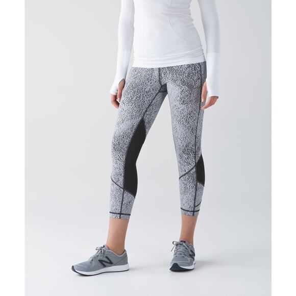 Lululemon Pace Rival Crop Legging Sz 6 - Picture 2 of 8